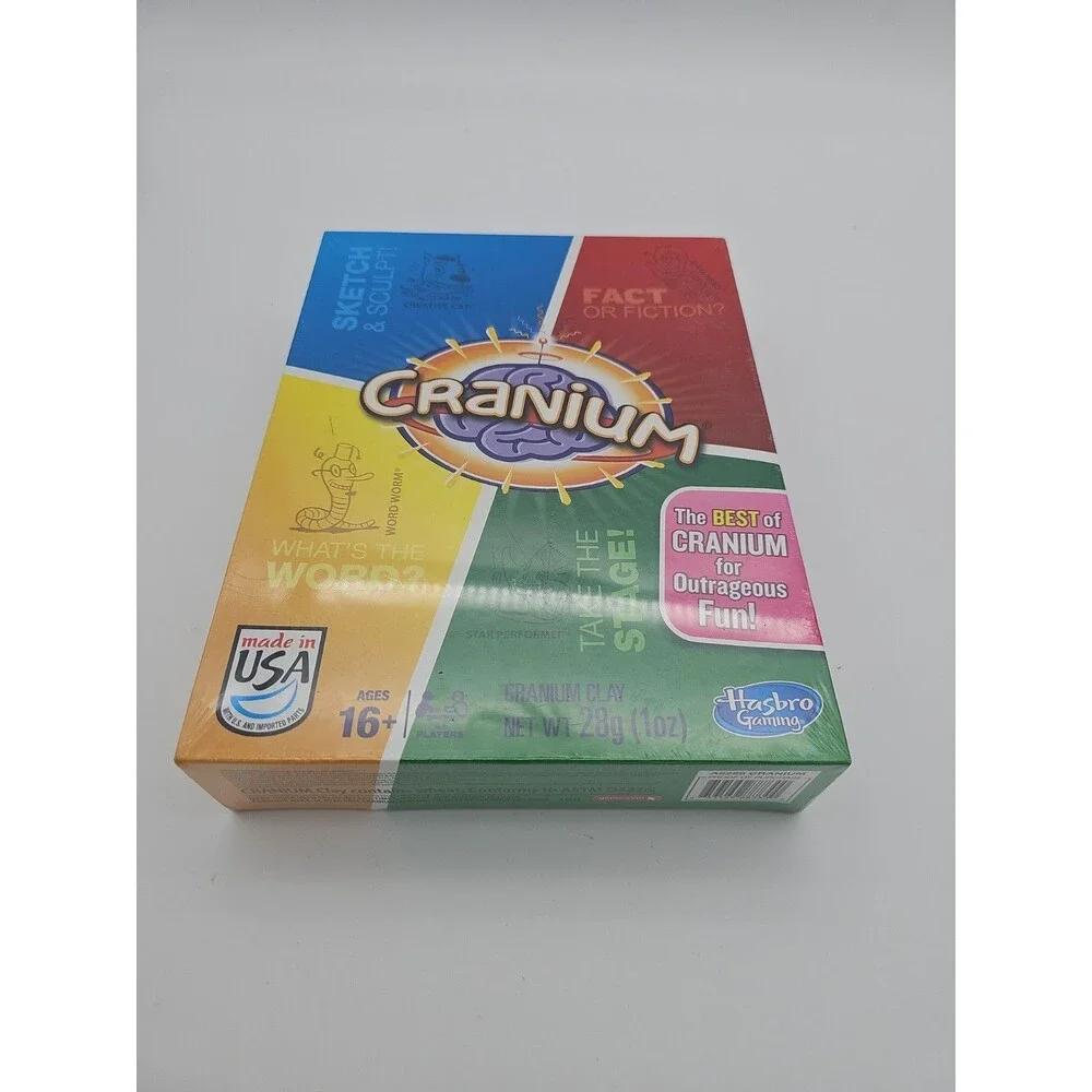 Hasbro Cranium Board Game A5225 400 Best Challenges Clay  New Sealed Box
